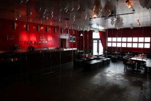 Red Room - The Mark - Event Planning - red room w/ balloons